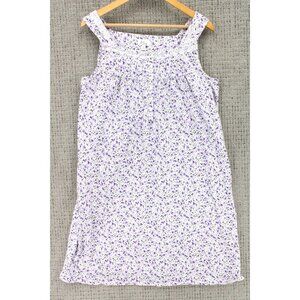 Aria Collection Dress Women Large L Multicolor Floral Pattern Sleeveless Pockets